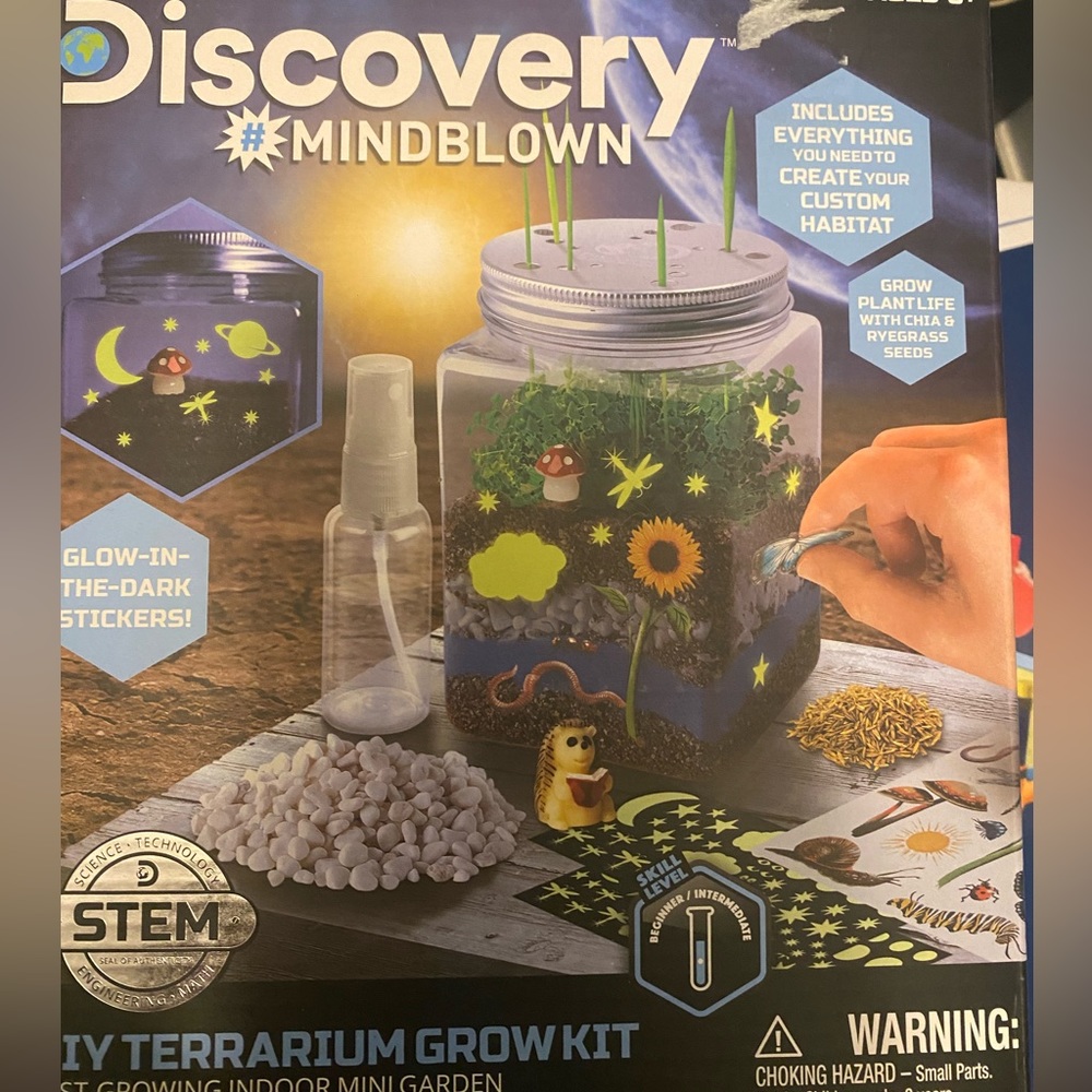 Discovery DIY terrarium grow kit